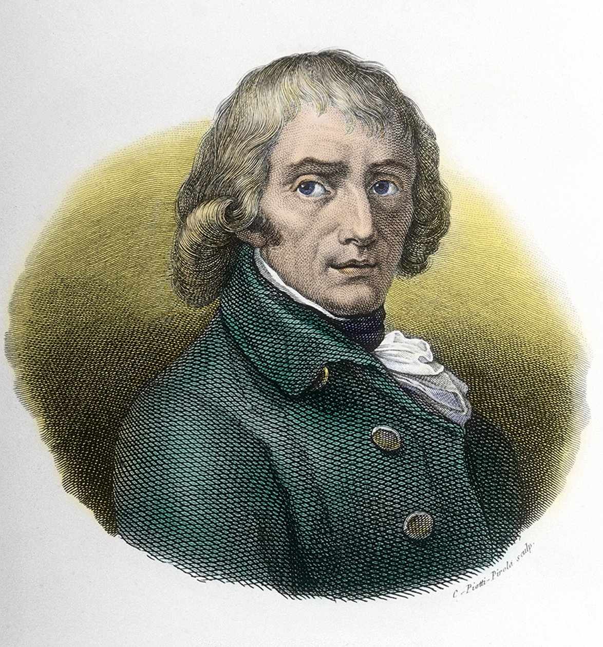 ジュゼッペ・パリーニ(1729-1799)の肖像、アンドレア・アッピアーニ(1754-1817)のデッサンに基づくエングレーヴィング 作： アンドレア・ザ・エルダー（後）アピアーニ