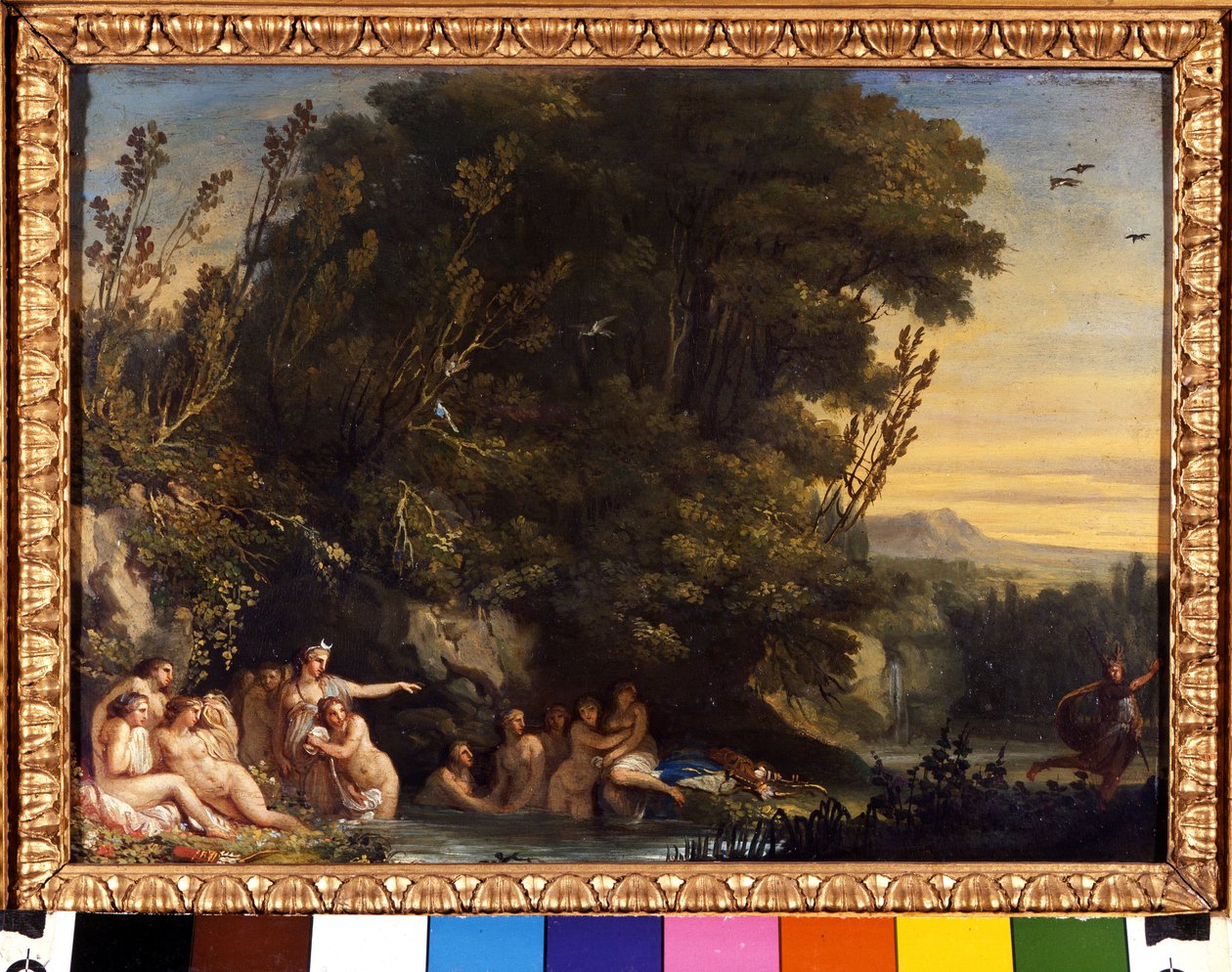 ディアーヌとアクテオン絵画：アンドレア・アピアーニ（1754-1817）ミラノ 作： アンドレア・ザ・エルダー・アッピアーニ