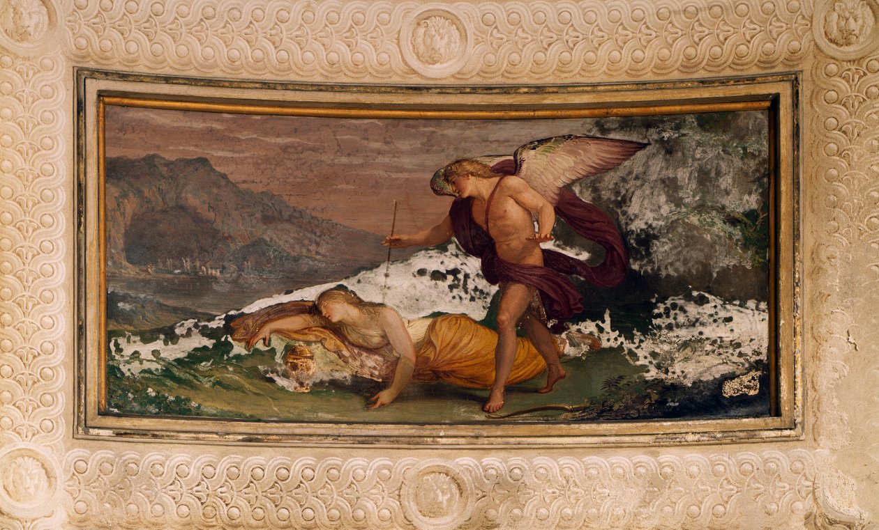 アンドレア・アッピアーニ（1754-1817）のフレスコ画（イタリア、モンツァのヴィラ・レアーレにて 作： アンドレア・ザ・エルダー・アッピアーニ