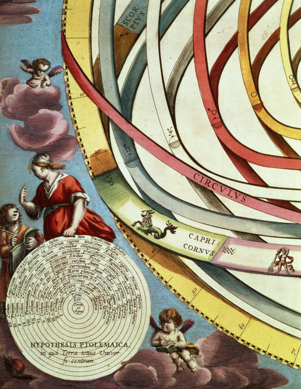「The Celestial Atlas, or the Harmony of the Universe」 (Atlas coelestis seuharmonia macrocosmica) アムステルダム、1660 年頃 (90197 を参照) 作： アンドリュー・セラリウス