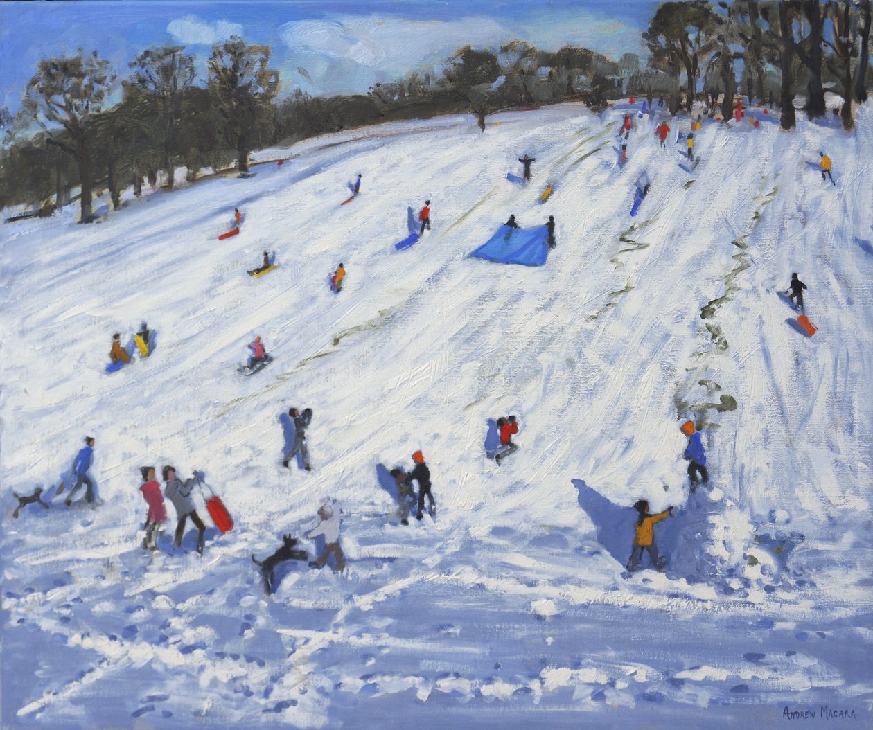 大きな雪だるま、チャッツワース、2012、 作： アンドリュー・マカラ