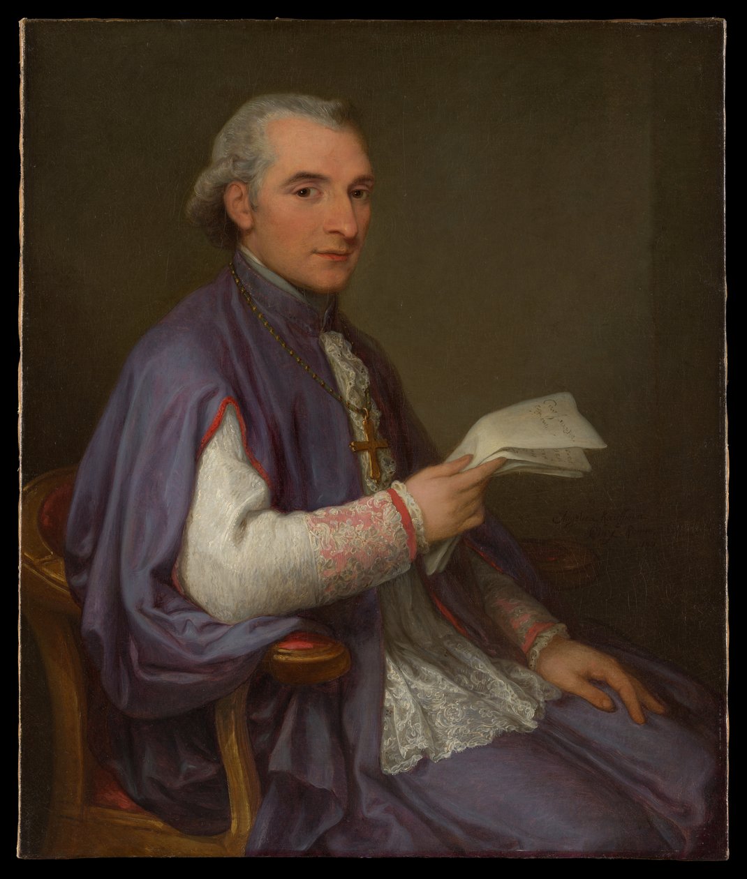 ジュゼッペ・スピーナ司教（1756–1828） 作： アンジェリカ・カウフマン