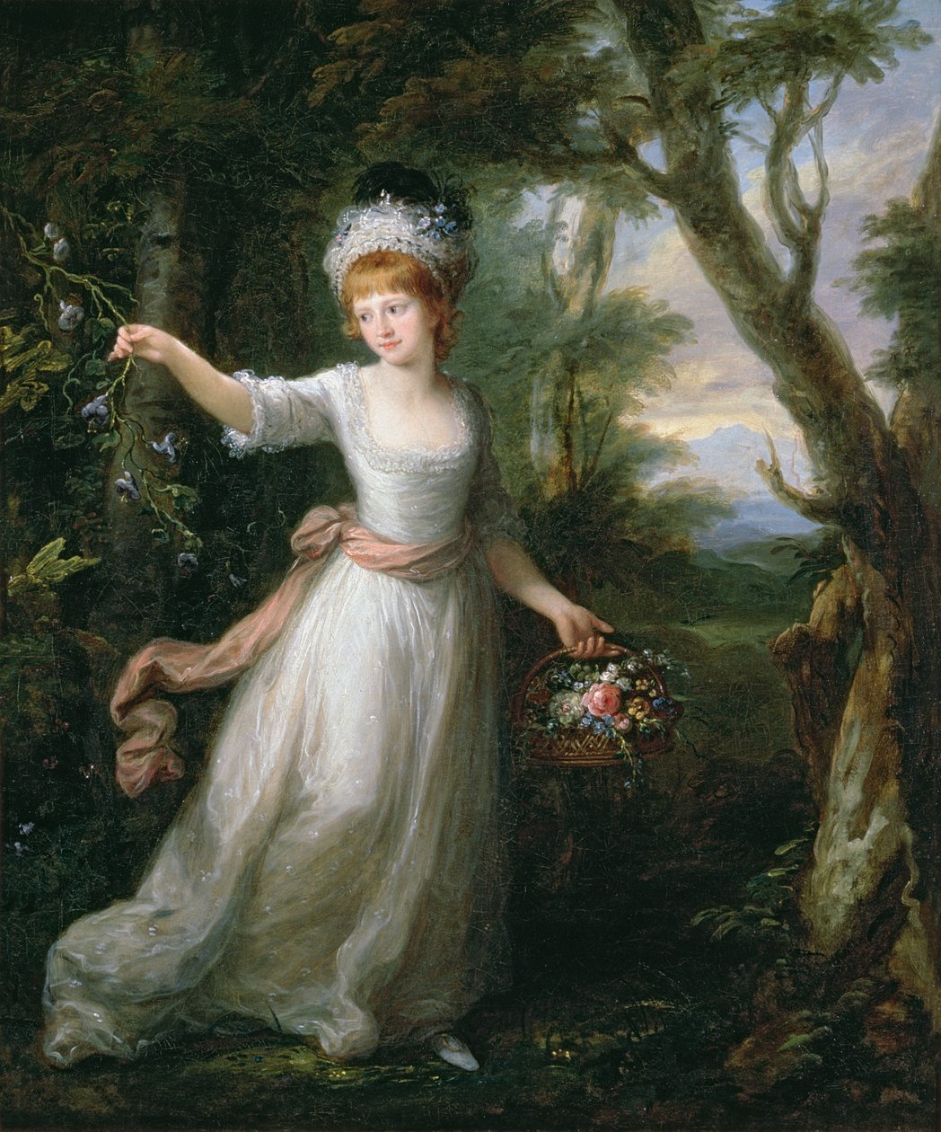 ヘンリエッタローラプルトニーの肖像画（1766-1808） 作： アンジェリカ・カウフマン