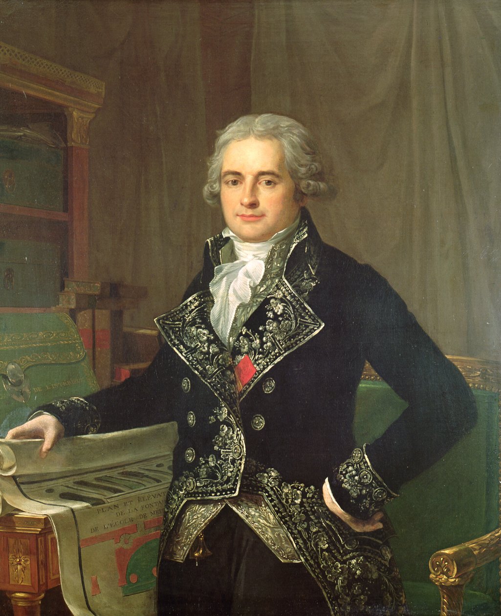 ジャン・アントワーヌ・チャプタル（1756-1832）コント・ドゥ・シャントルーペの肖像 作： アニケットチャールズレモニエ