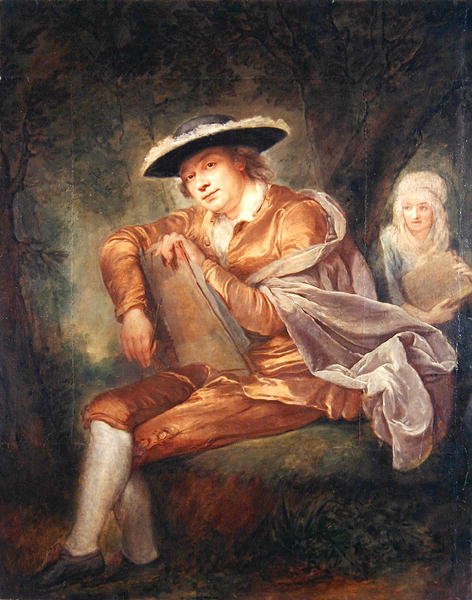 E.F. Thersbusch, the Husband of the Painter（油彩・キャンバス） 作： アンナ・ドロテア・テルブッシュ