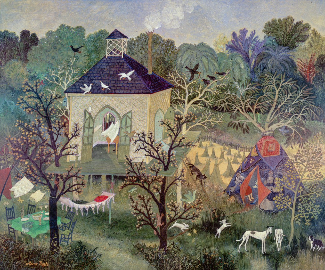 あるべき場所, 2003 （アクリル画） 作： 