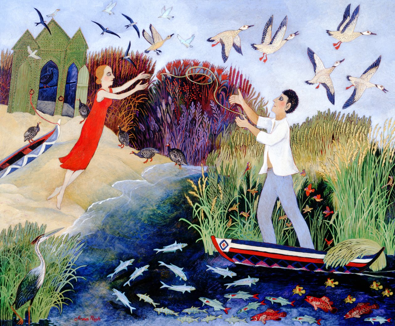 Ship to Shore, 2007（アクリル画） 作： 