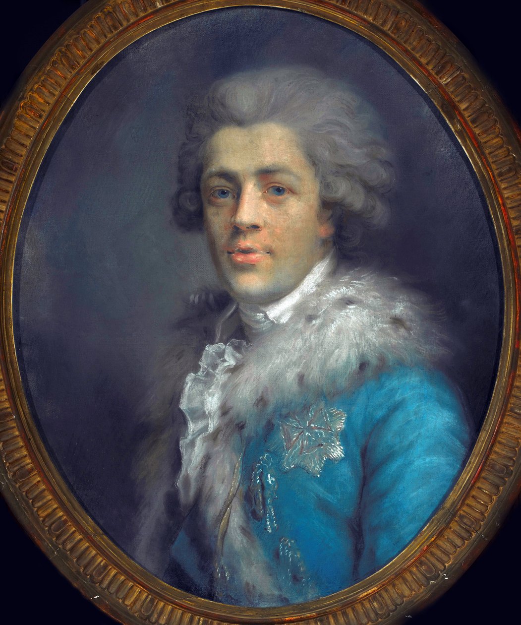 イグナシー ポトツキ伯爵 (1750-1809) の肖像画。 (ローマのイグナツィ・フランチェスコ・ポトツキ伯爵の肖像)。 Anna Gault de Saint Germain (Rajecka) (1760-1832 年頃) の作品、紙にパステル、1784 年頃。ポーランド美術 作： アンナラジェッカゴールトドサンジェルマン