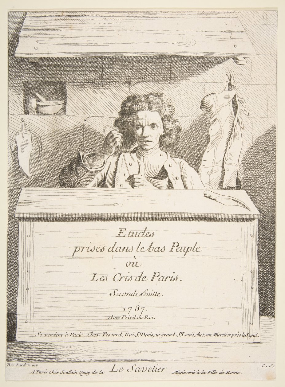 コブラー、1737年。 作： アン・クロード・フィリップ・ド・ケイラス