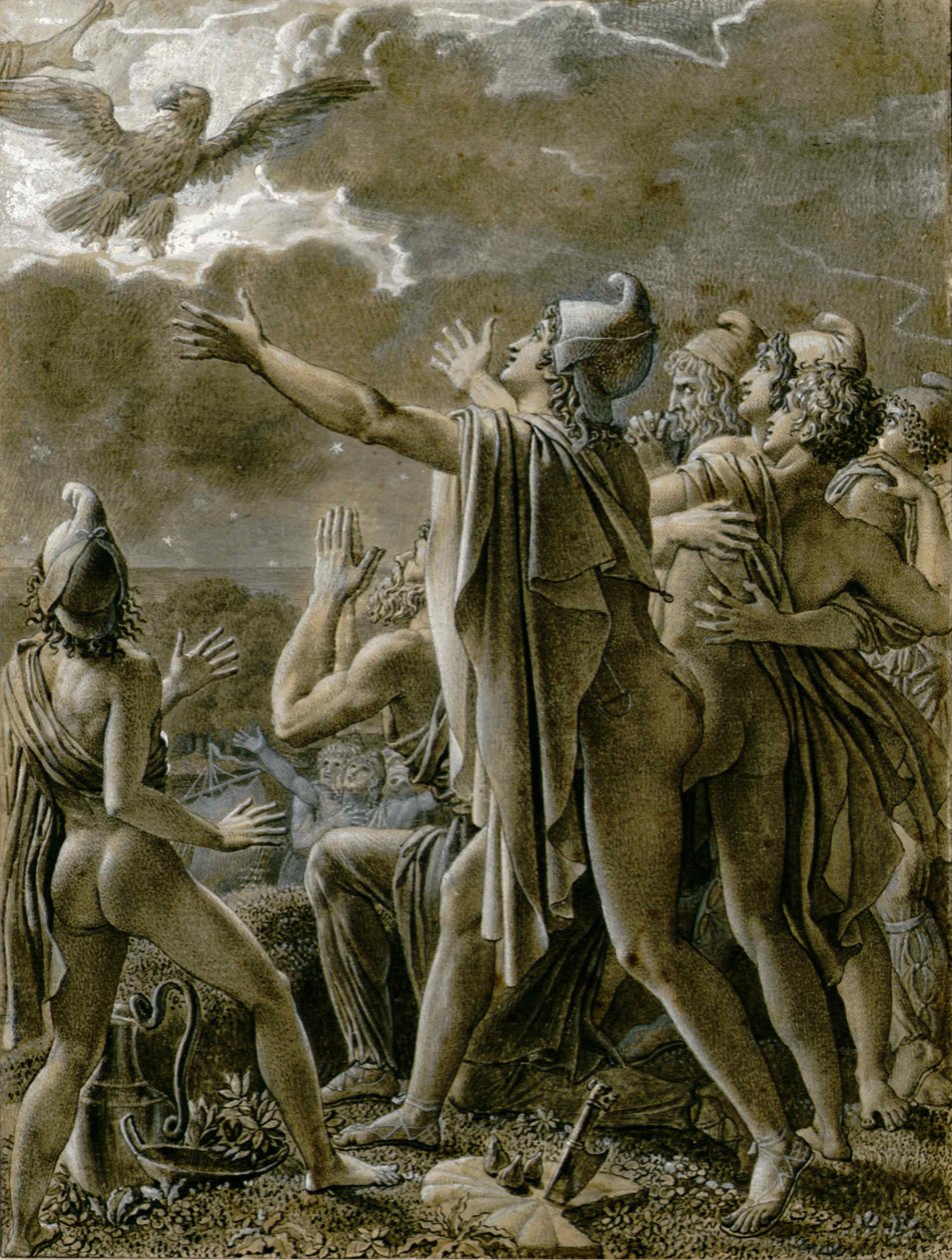 アテネとそのラティウムでの追随者、1791-1793年。 作： アン・ルイス・ジロデ・ド・ルーシー・トリオソン