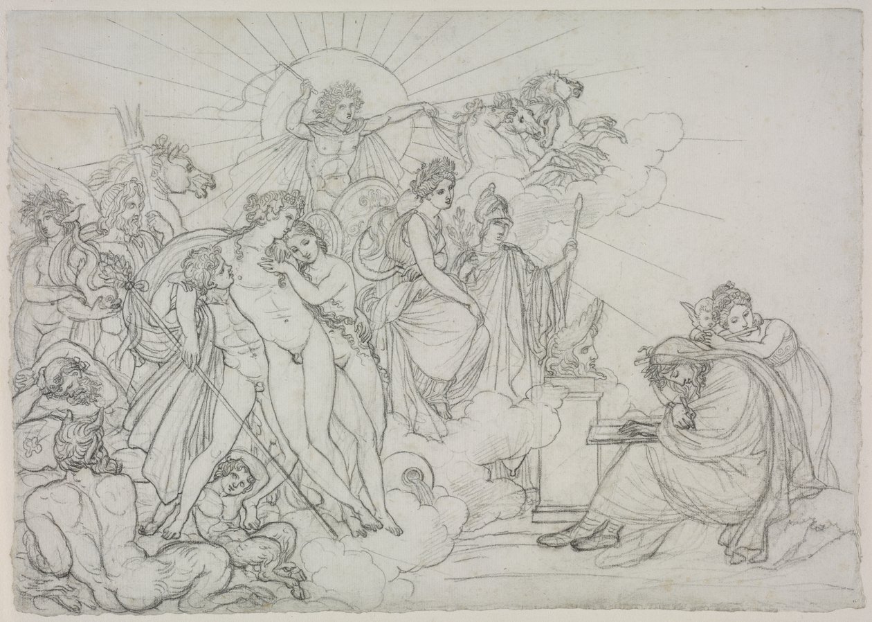 1798年以降、バージルゲオルギクスから農業を統治する神性への召喚。 作： アン・ルイス・ジロデ・ド・ルーシー・トリオソン