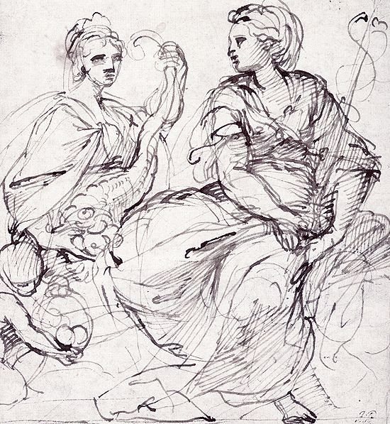 豊かさと幸福 作： Annibale Carracci