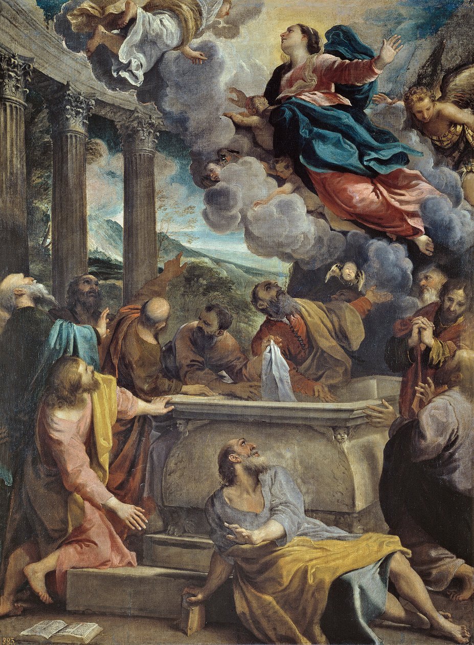 メアリーの被昇天 作： Annibale Carracci