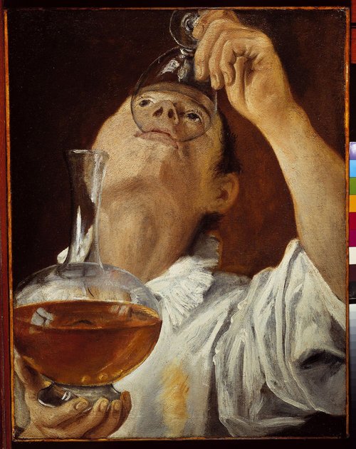 飲む少年 作： Annibale Carracci