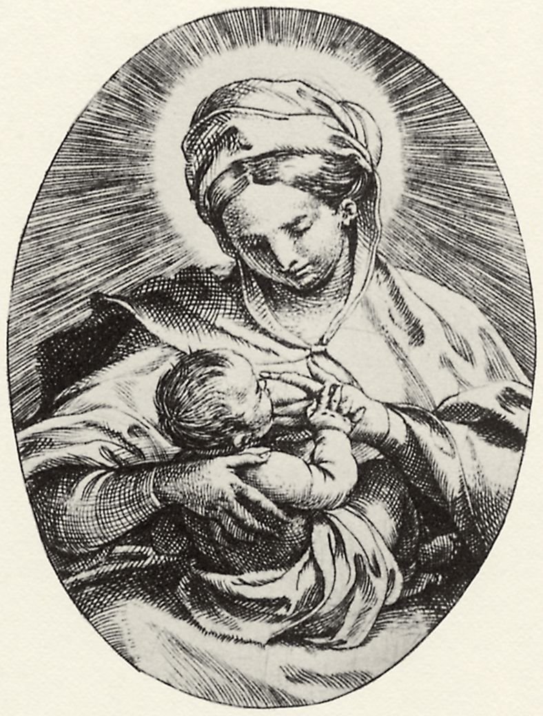 看護マドンナ 作： Annibale Carracci