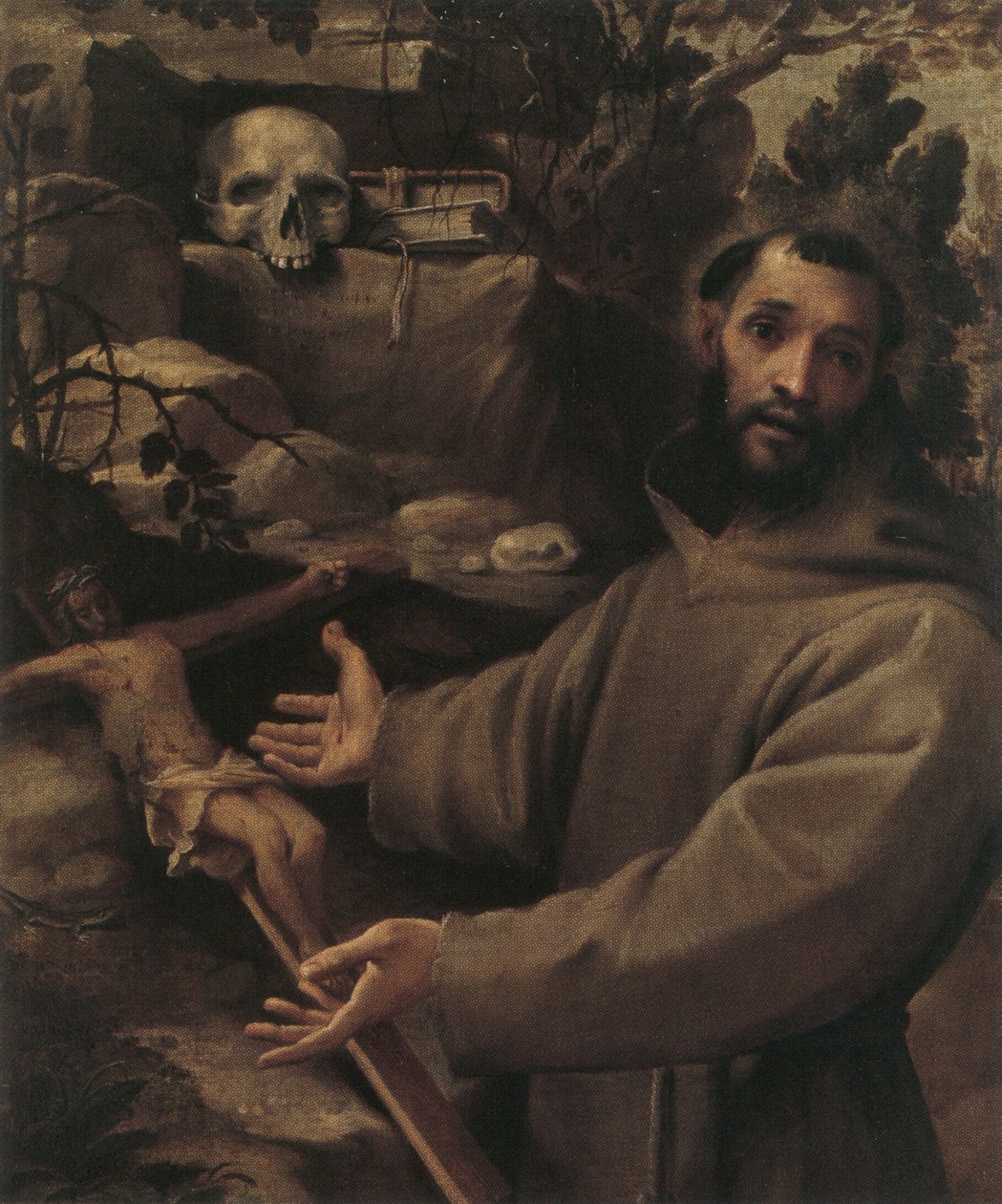 聖フランシス 作： Annibale Carracci