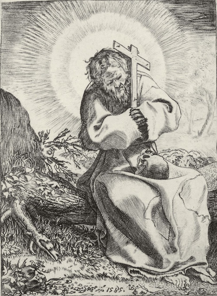 アッシジの聖フランシス 作： Annibale Carracci