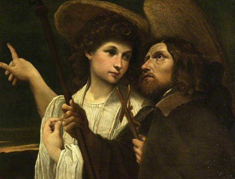セントロックと天使 作： Annibale Carracci