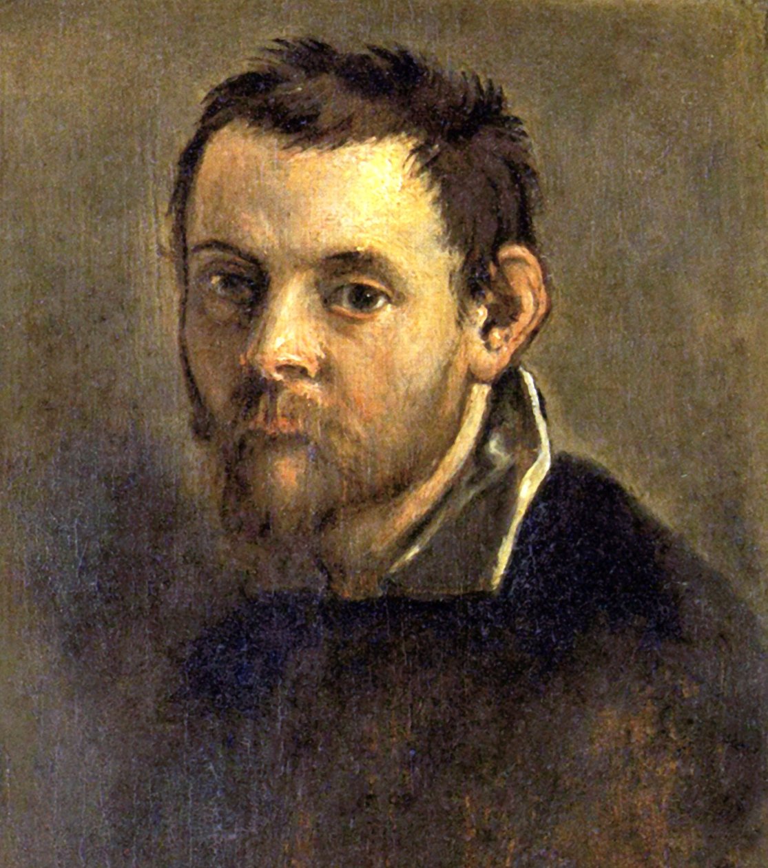 自画像 作： Annibale Carracci