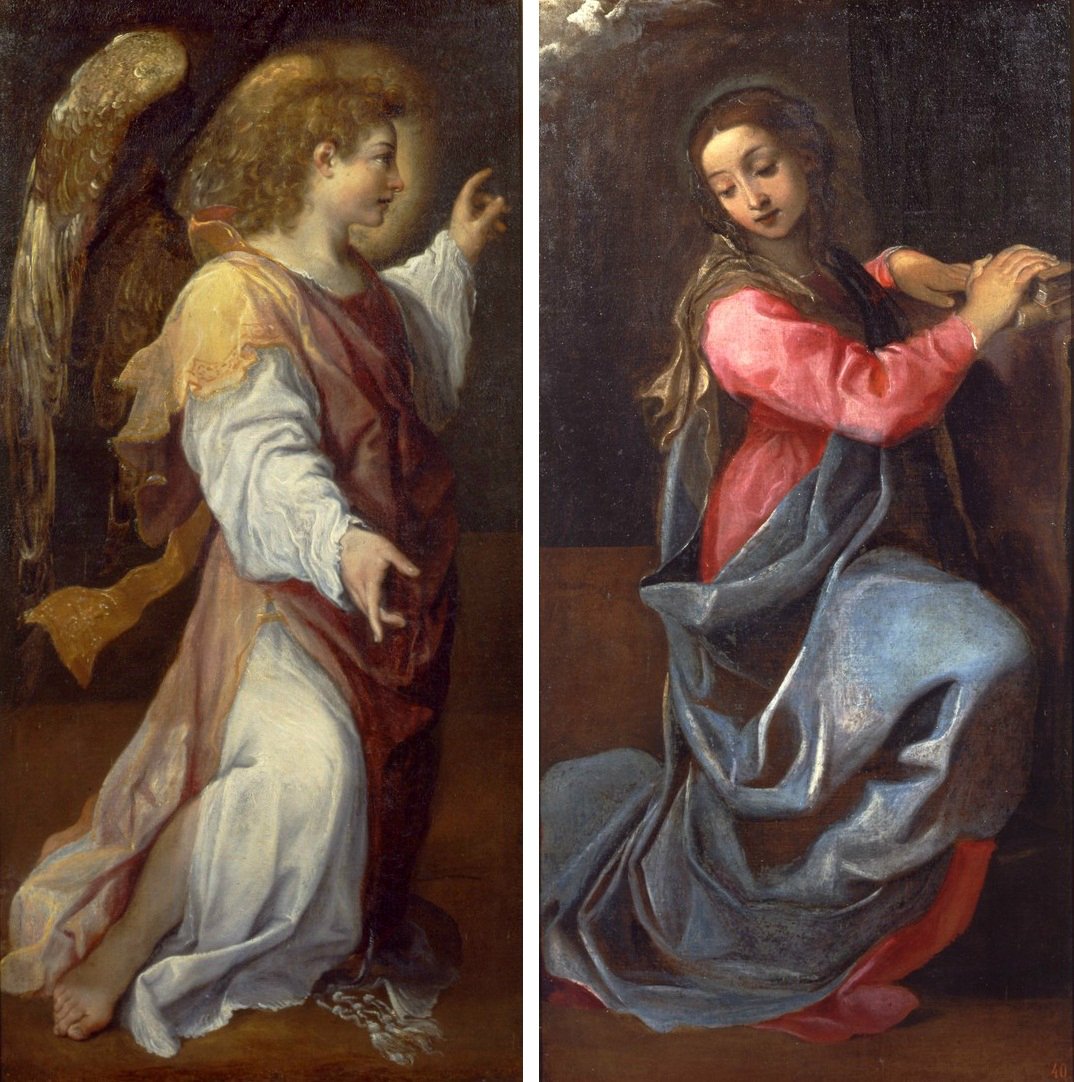 受胎告知 作： Annibale Carracci