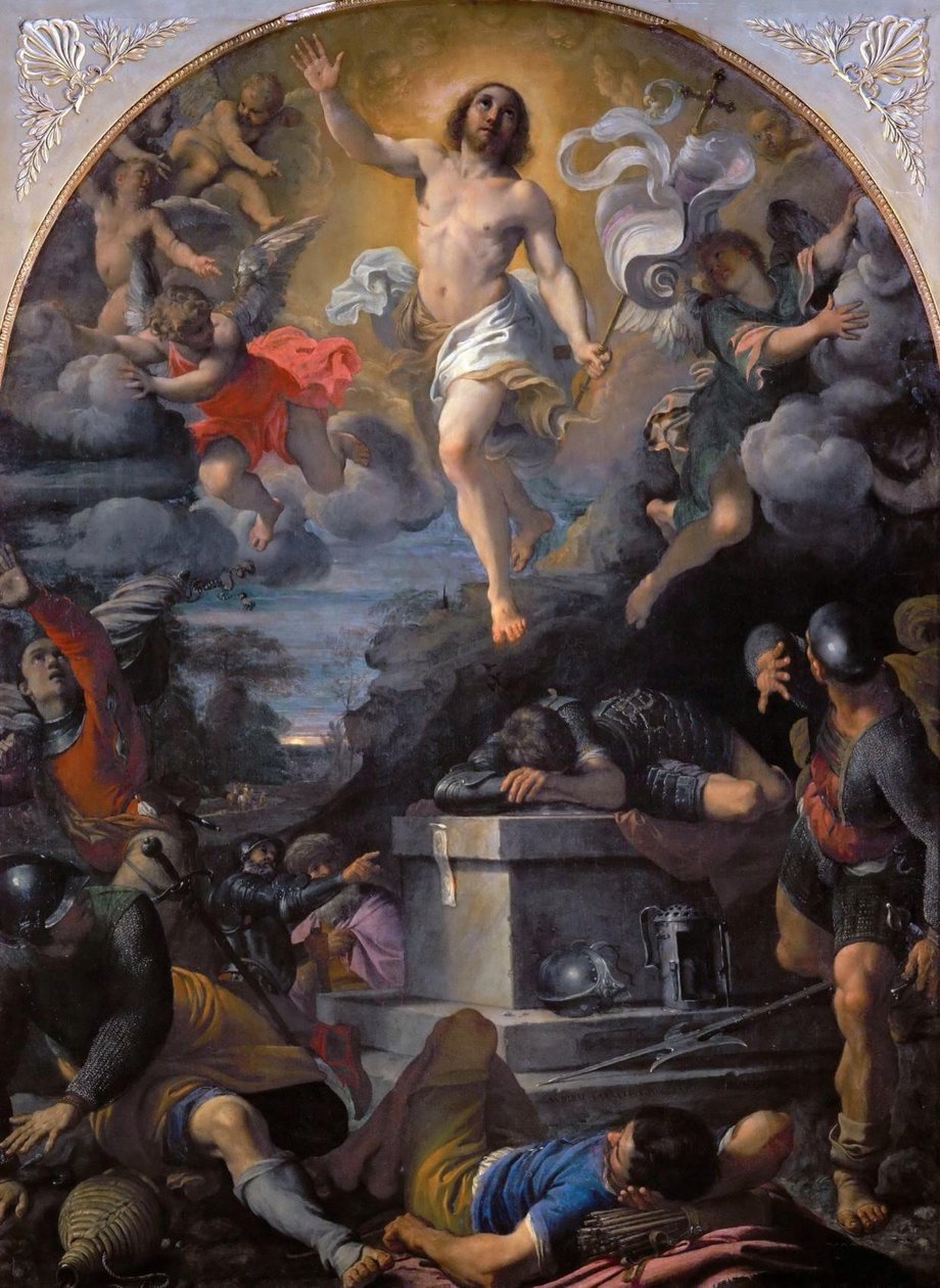 キリストの復活 作： Annibale Carracci