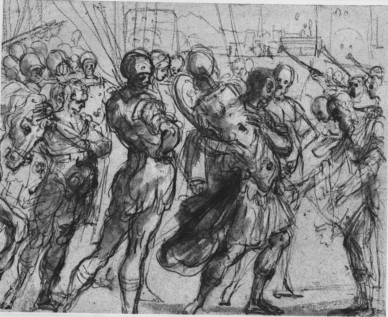 アクロンを巡るロムルスの勝利 作： Annibale Carracci