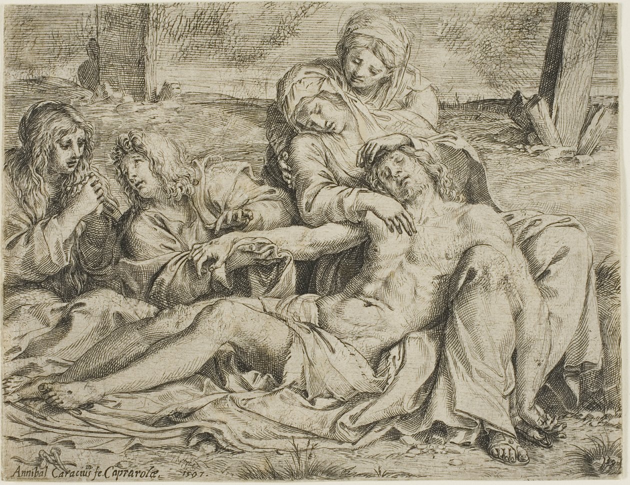 カプラローラのキリスト 作： Annibale Carracci