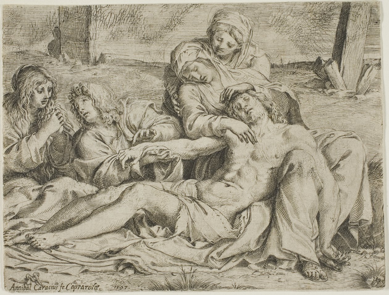 カプラローラのキリスト 作： Annibale Carracci