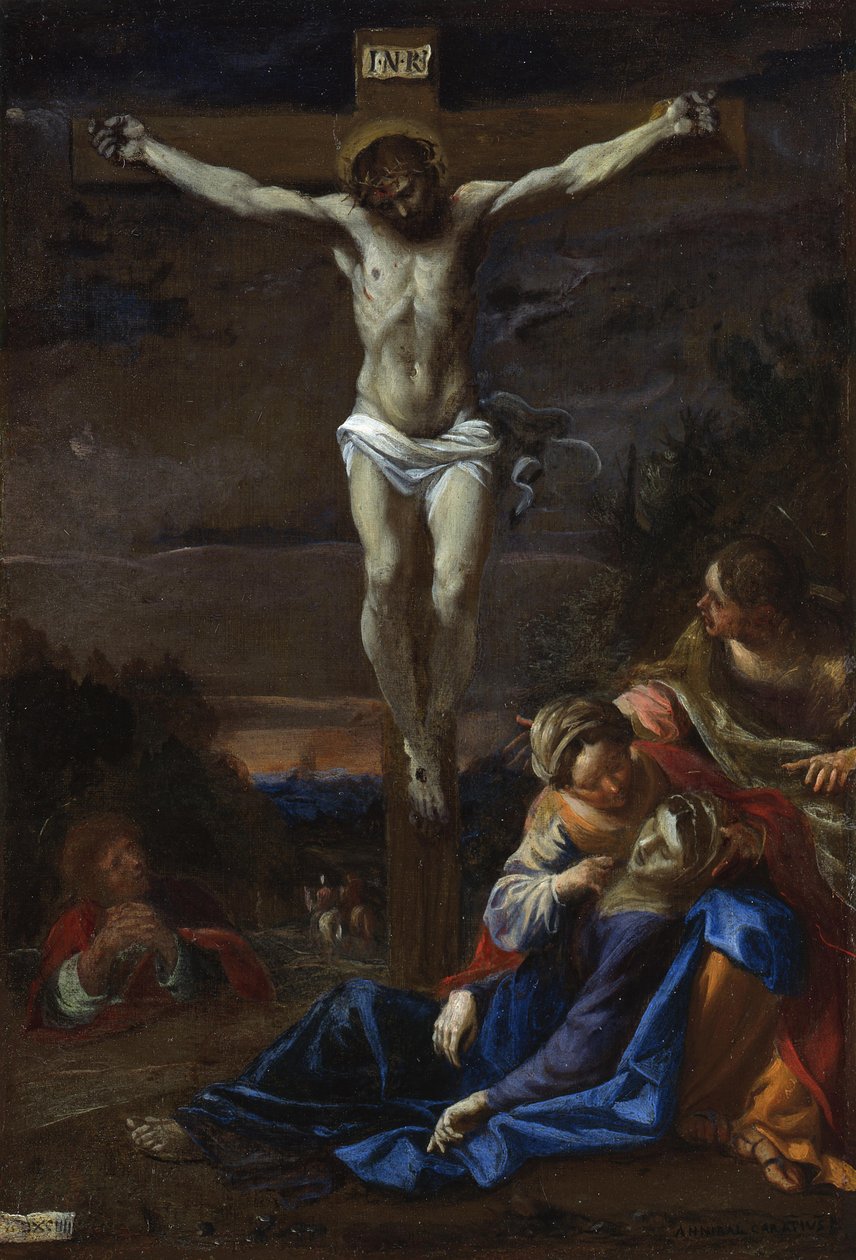 十字架上のキリスト 作： Annibale Carracci