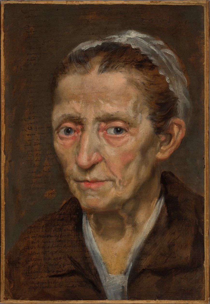 女性の頭部 作： Annibale Carracci