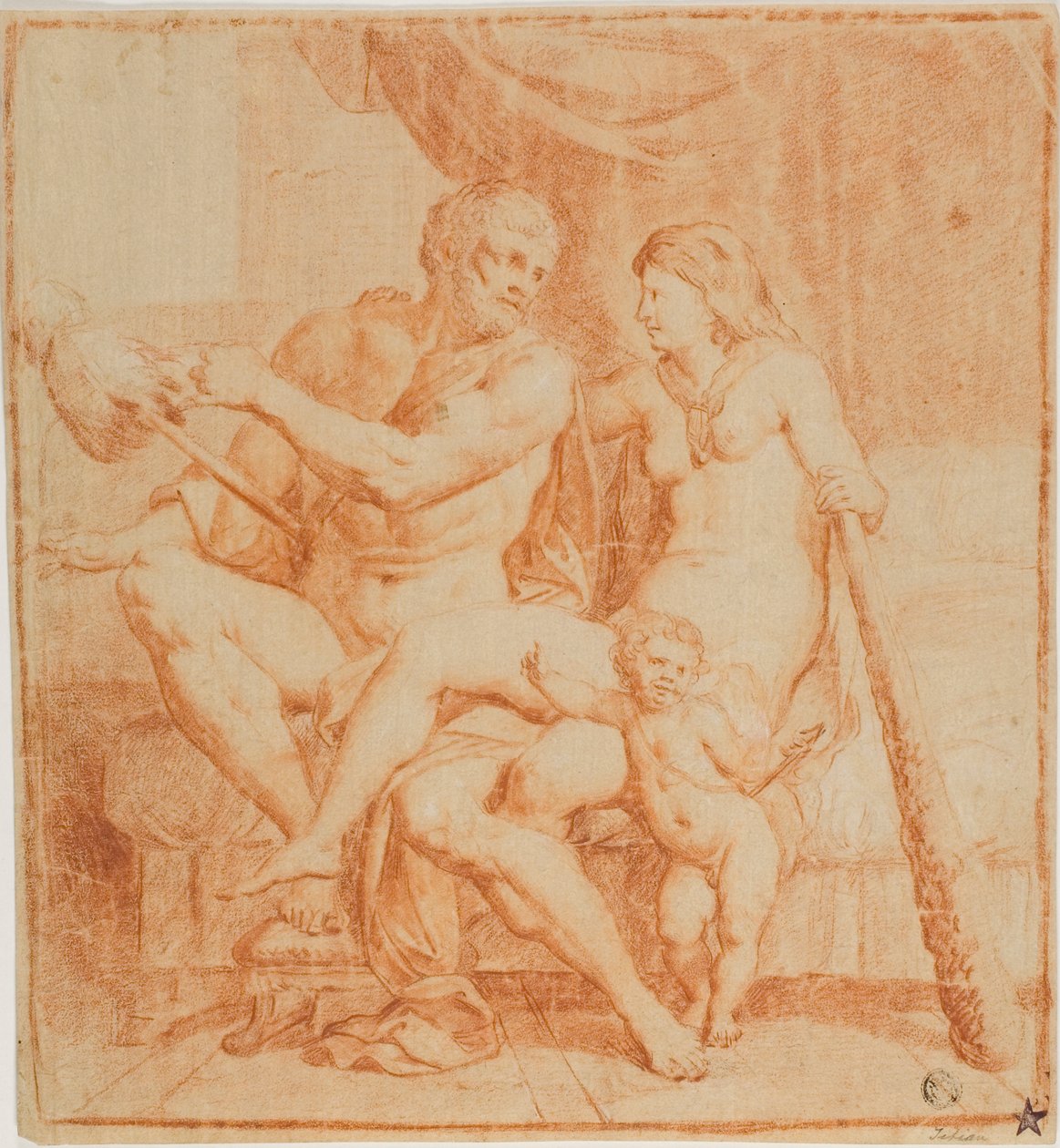 ヘラクレスとイオレ 作： Annibale Carracci