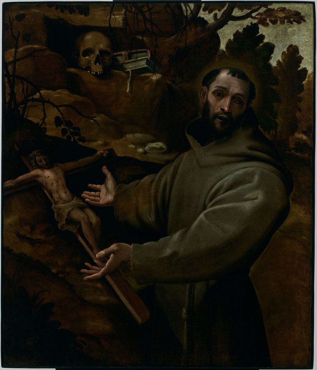 アッシジの聖フランチェスコ 作： Annibale Carracci
