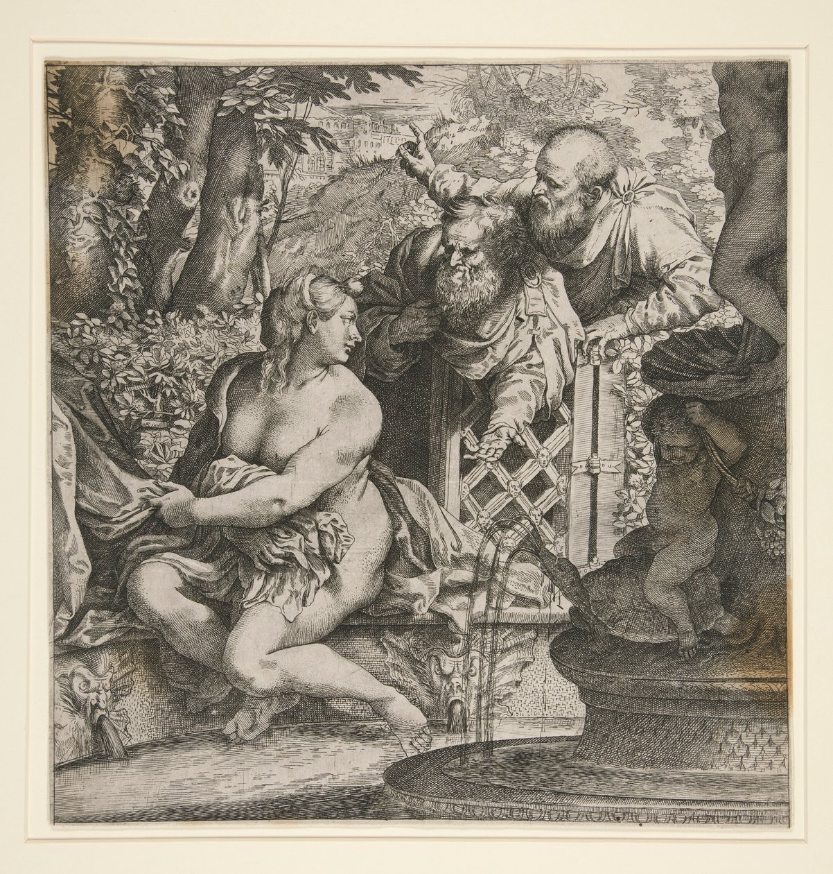 スザンナと長老たち 作： Annibale Carracci