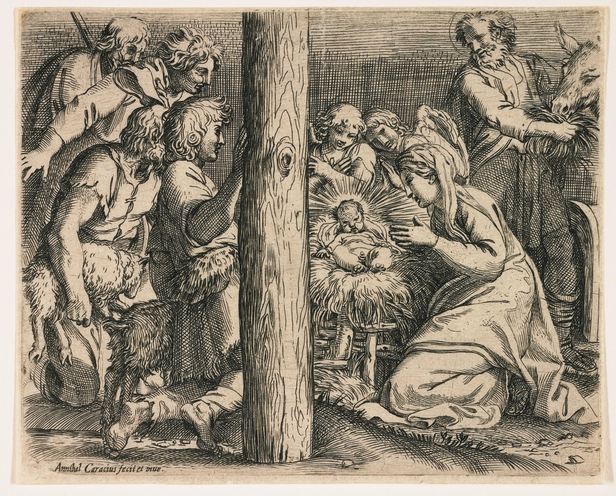 羊飼いたちの礼拝 作： Annibale Carracci