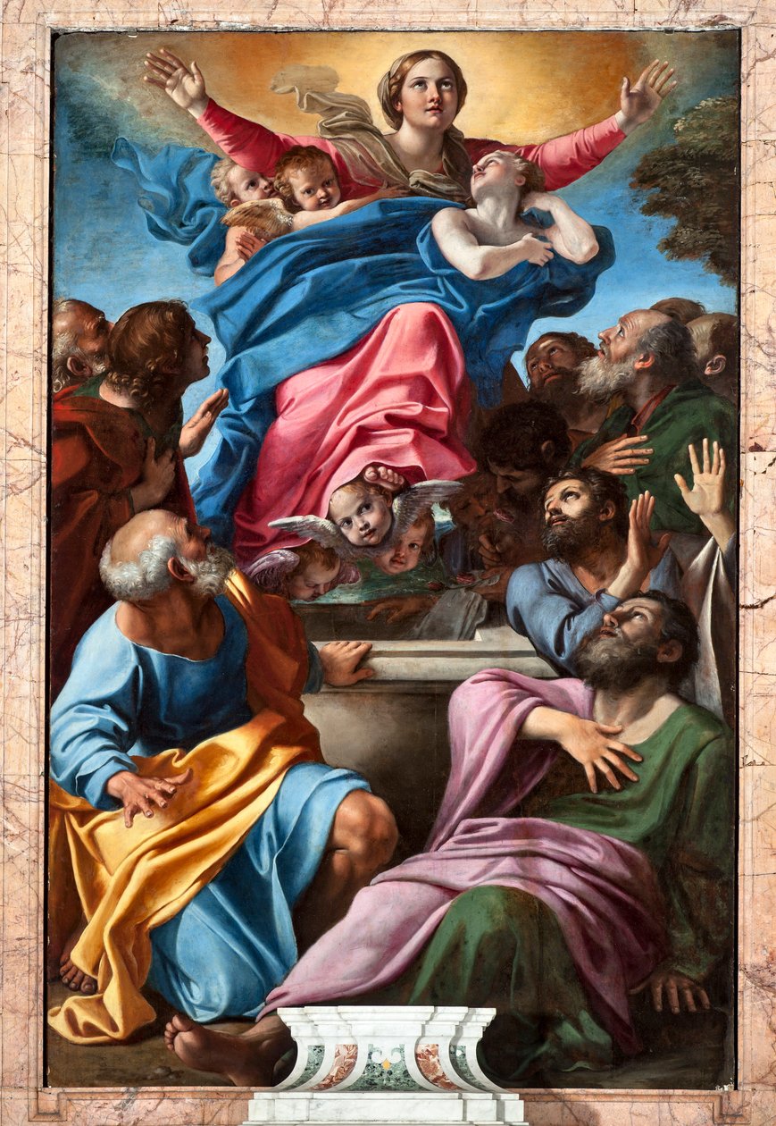 聖母被昇天図（絵画 作： Annibale Carracci