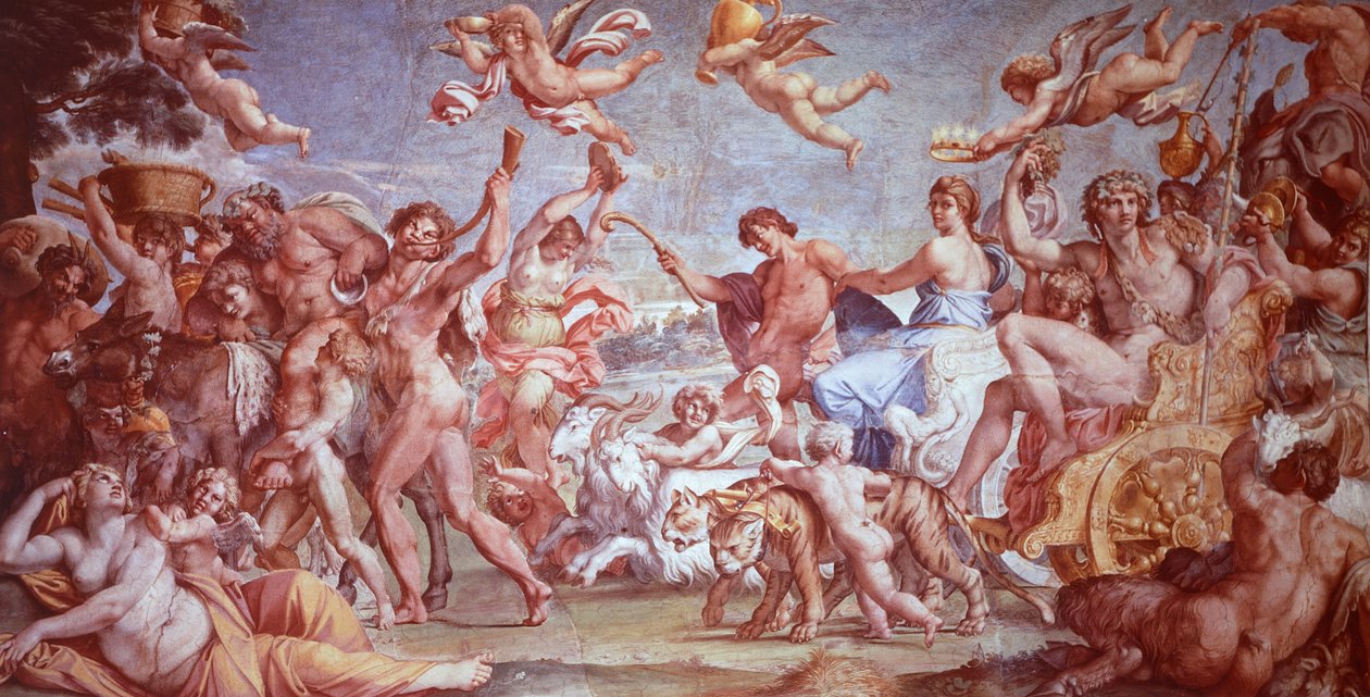 バッカスとアリアドネの勝利 作： Annibale Carracci