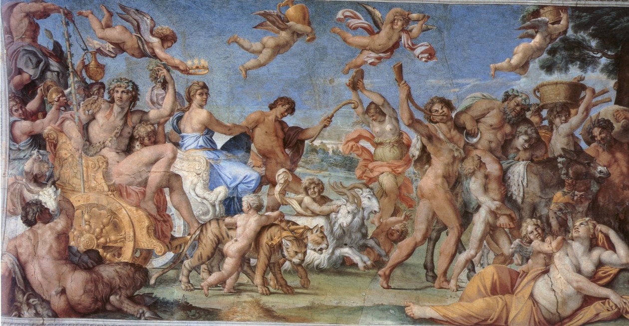 バッカスとアリアドネの凱旋 作： Annibale Carracci