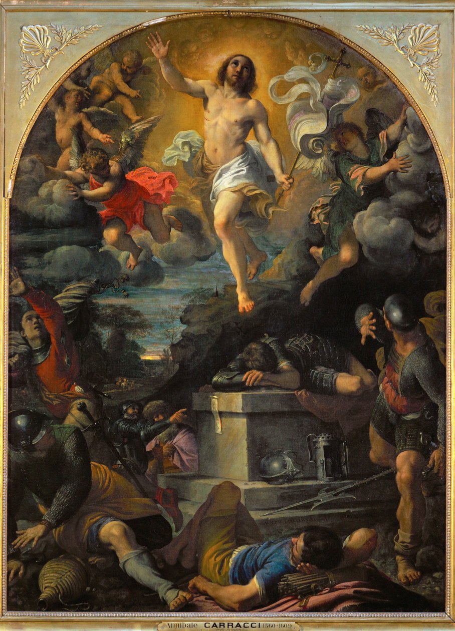 復活... 作： Annibale Carracci