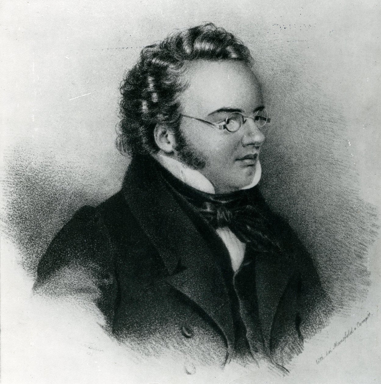 フランツ・シューベルト（1797-1828）の肖像 作： 不明不明