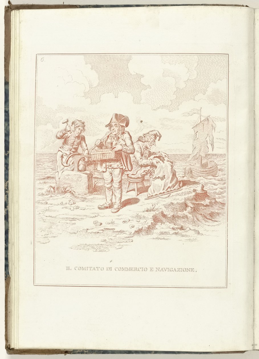 Comité van Koophandel en Zeevaart、1795 通商航海委員会（オブジェクトのタイトル） Hollandia Regenerata (Italiaanse kopie) (シリーズタイトル) オランダの再生 : 再生されたすべての人々の鏡 (オブジェクトのシリーズ タイトル) 作： 匿名