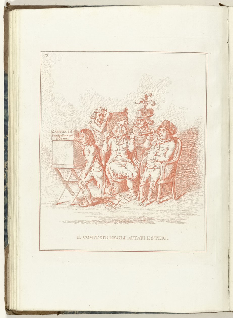 Buitenlandse Zaken 委員会、1795 年 外務委員会（件名） Hollandia Regenerata (Italiaanse kopie) (シリーズタイトル) オランダの再生 : 再生されたすべての人々の鏡 (オブジェクトのシリーズ タイトル) 作： 匿名