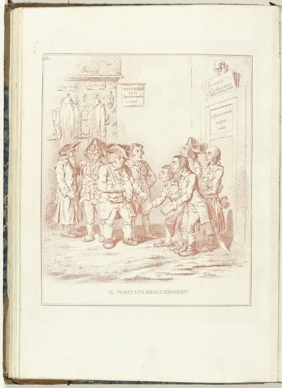 Uitgewekenen 委員会、1795 年 移民委員会 (オブジェクトのタイトル) Hollandia Regenerata (Italiaanse kopie) (シリーズタイトル) オランダの再生 : 再生されたすべての人々の鏡 (オブジェクトに関するシリーズ タイトル) 作： 匿名