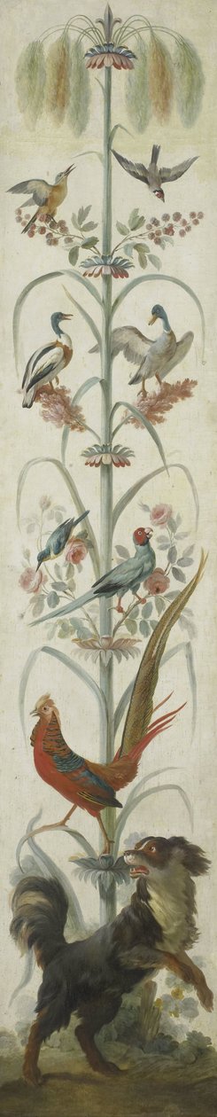 動植物の装飾画 作： 匿名