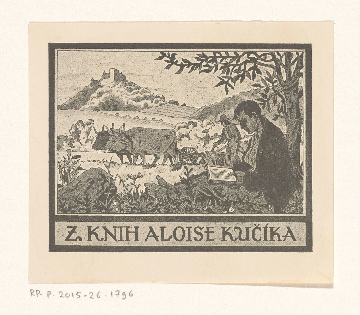 Ex libris van Aloise Kučík 作： 匿名