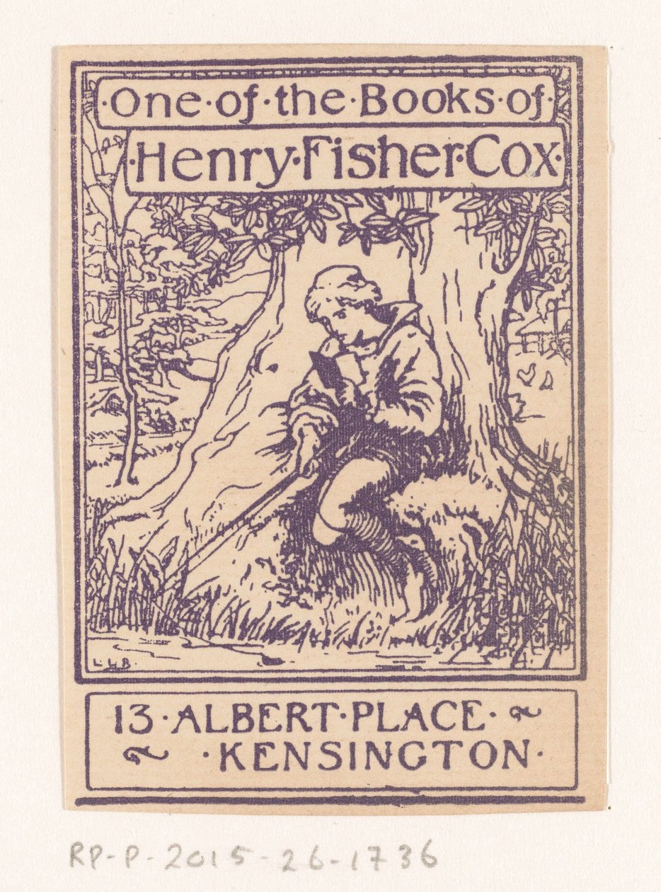 Ex libris van Henry Fisher Cox 作： 匿名