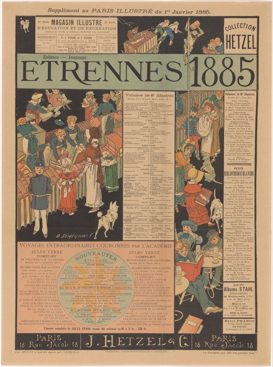 パリの J. Hetzel & Cie のファンド一覧 Etrennes 1885 (オブジェクトのタイトル) 作： 匿名