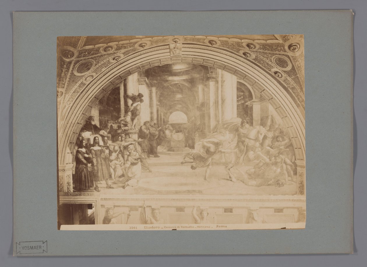 デ・カメレ・ディ・ラファエロのフレスコ画スタンツェ・デリオドーロ・ドア・ラファエルの写真複製 Eliodoro - Raphael