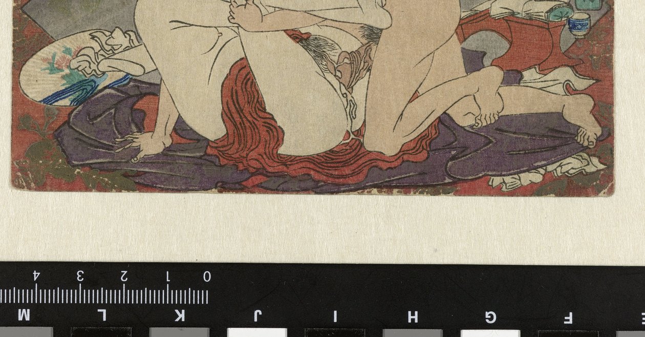 色めおぎ、「好色なファン」 版画付きうちわシリーズ（シリーズタイトル） 作： 匿名