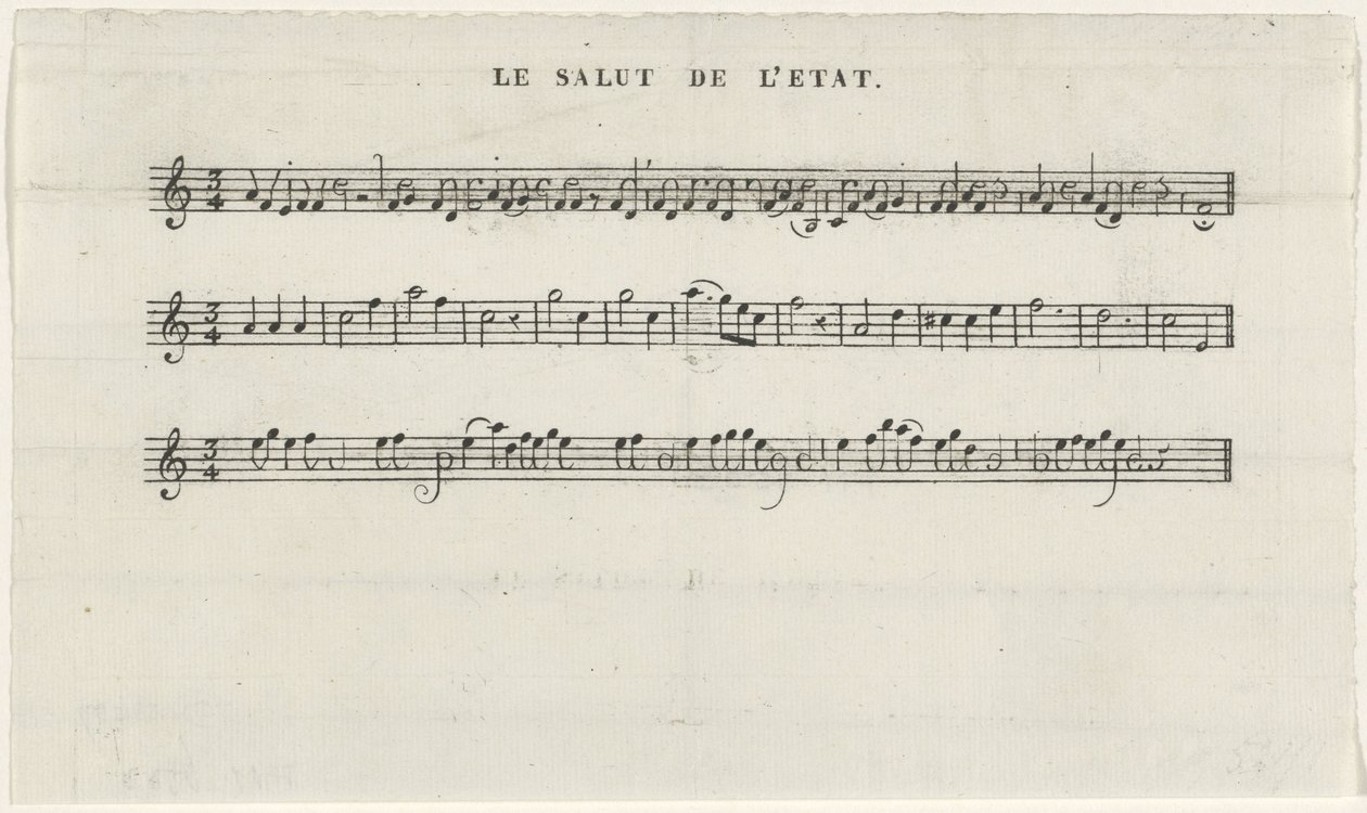 皇太子への歌、1830年 Le salut de l