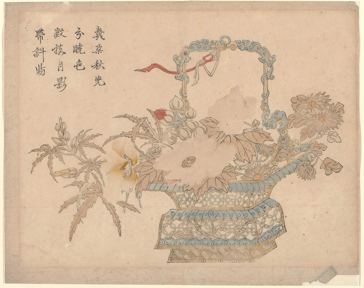 花のバスケット 作： 匿名